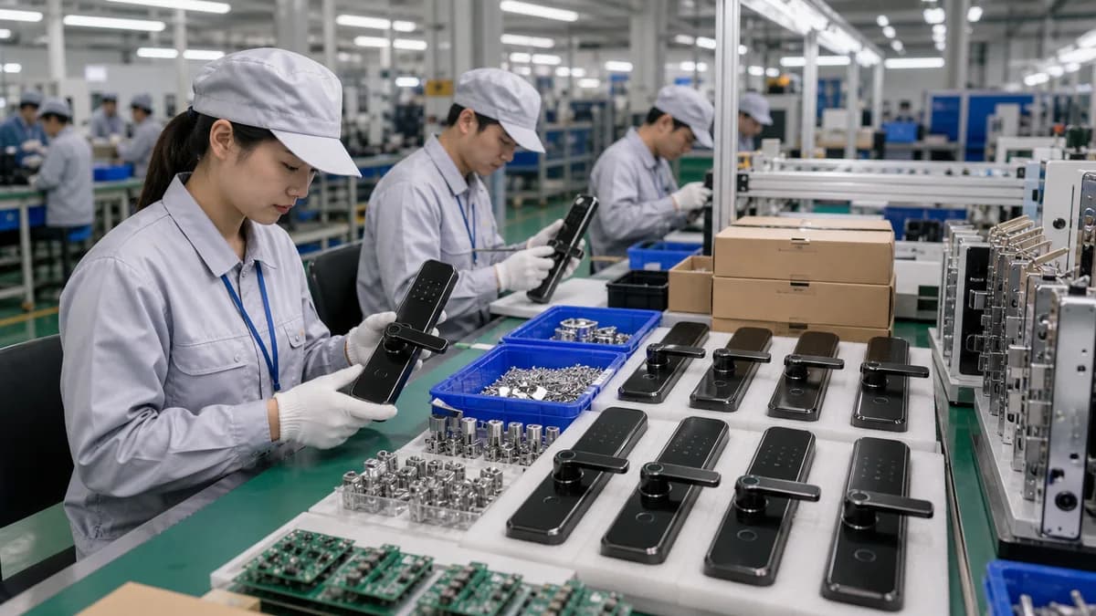 How Smart Lock OEM Production Works from Design to Delivery