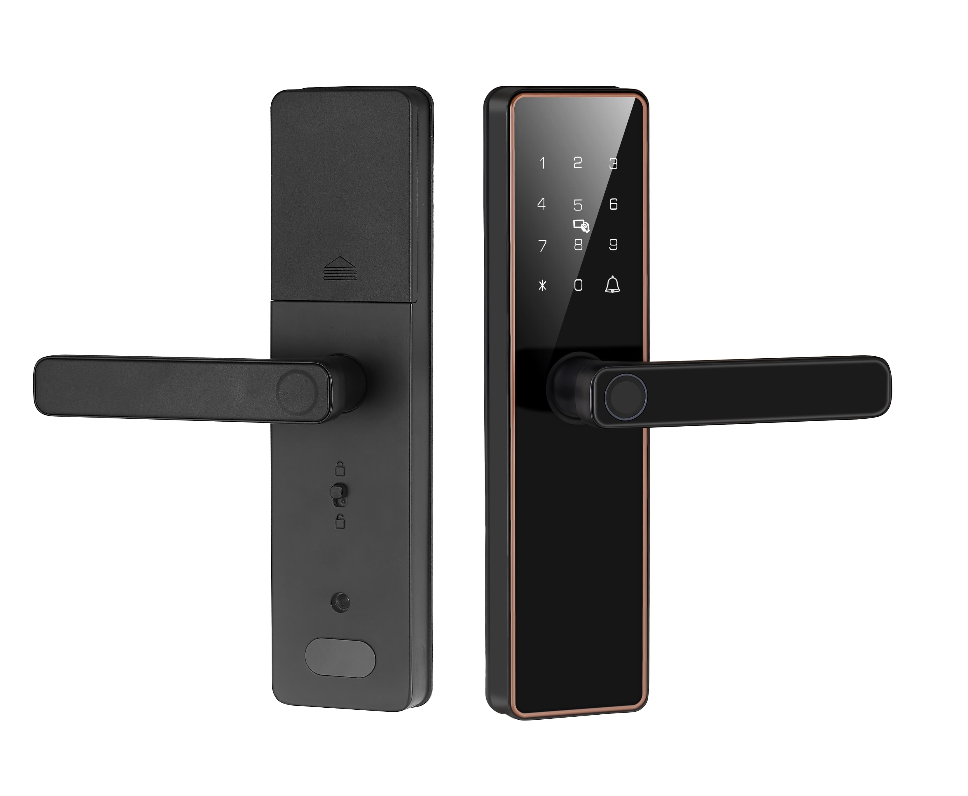 Fingerprint & Card Smart Lever Lock