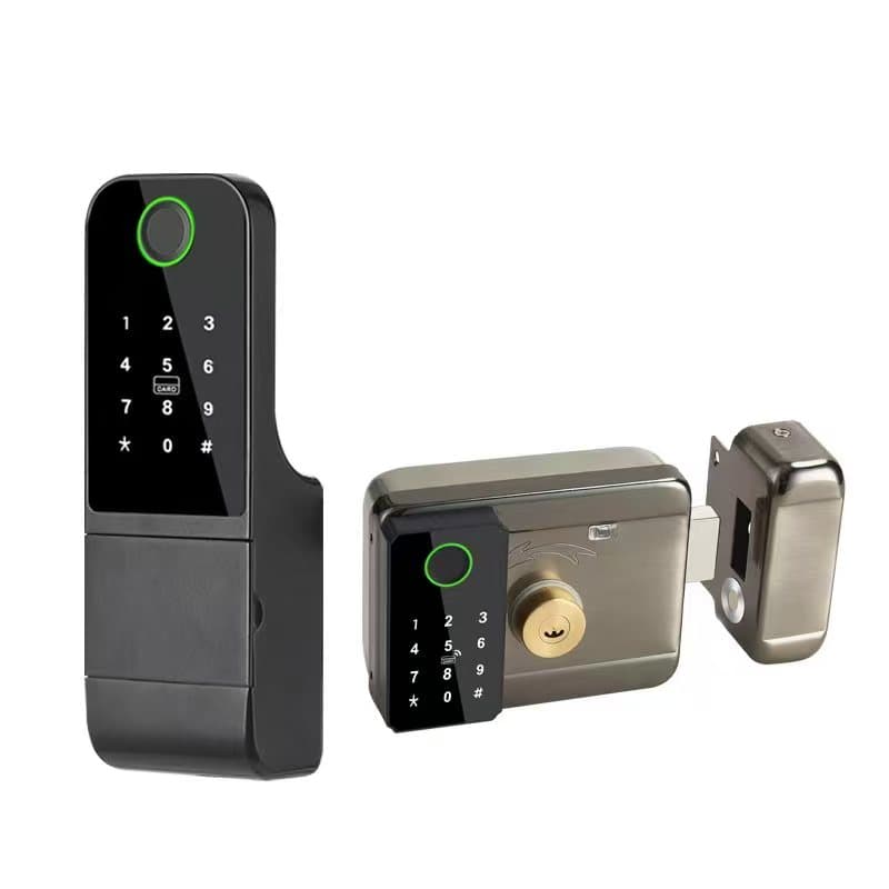 Rim-Mounted Fingerprint Smart Lock
