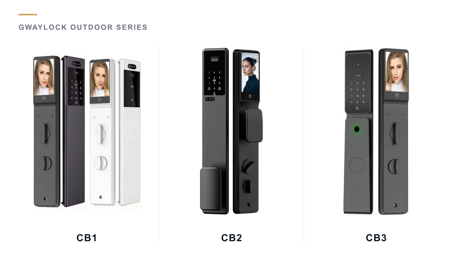 CB1 vs CB2 vs CB3: Outdoor Smart Lock Comparison